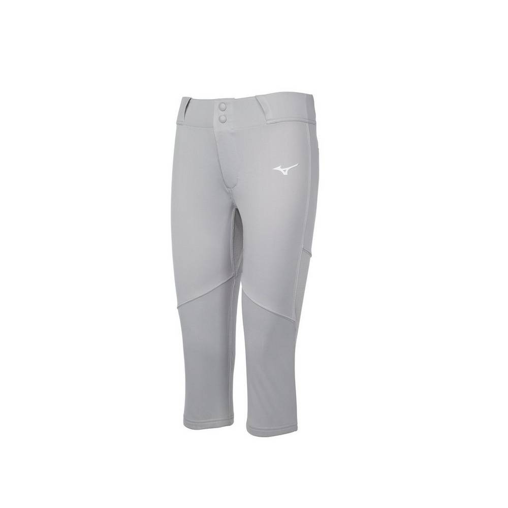 Pantaloni Mizuno Softball Aero Vent Donna - Grigie - 51746-GHAI